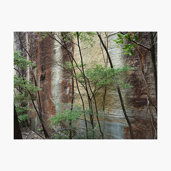 Girl in the rock - Wollemi National Park Photographic Print