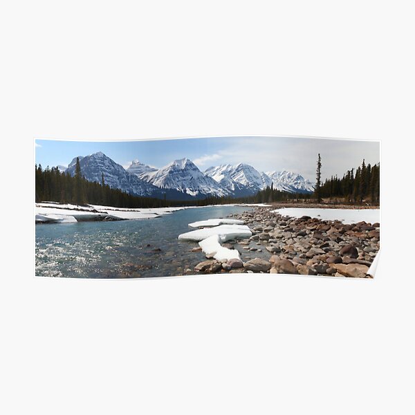 River in the mountains Poster