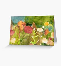 Flower Terrain Greeting Card