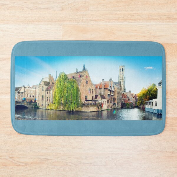 Item preview, Rozenhoedkaai and canals in Brugge, Belgium designed and sold by ArtMarie.