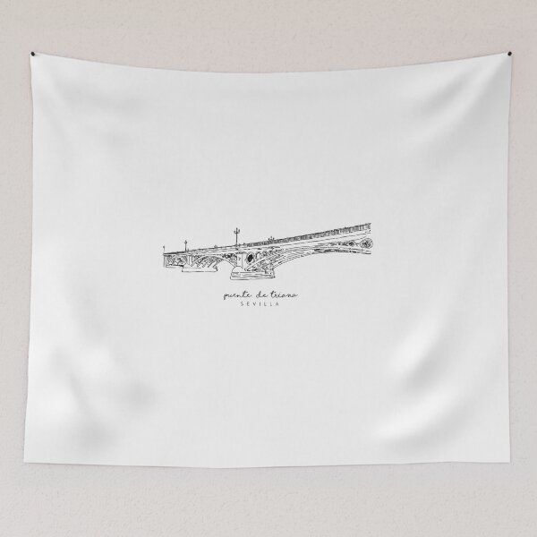 Item preview, Puente de Triana - Sevilla - Minimalist Design designed and sold by Tropical Blood.