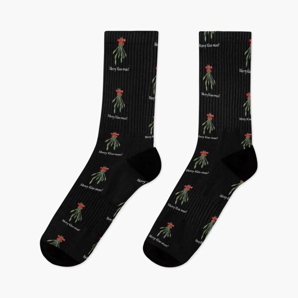 Item preview, Festive Mistletoe - Merry Kiss-Mass! (Dark) designed and sold by ACoolDuck.