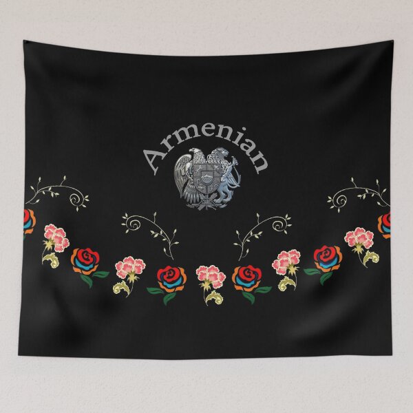 Item preview, Coat of arms and Flag of Armenia  designed and sold by doniainart.