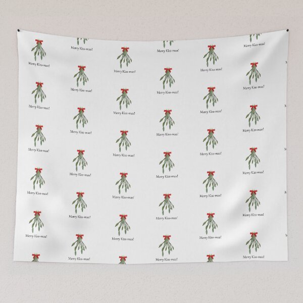 Item preview, Festive Mistletoe - Merry Kiss-Mass! (Light) designed and sold by ACoolDuck.