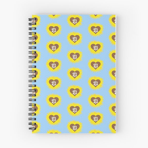 Item preview, Hand Drawn Kansas Sunflower Heart 913 Area Code designed and sold by itsrturn.