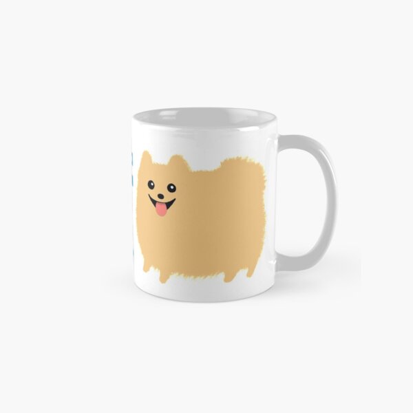 My BFF is a Poof Ball Pomeranian Classic Mug