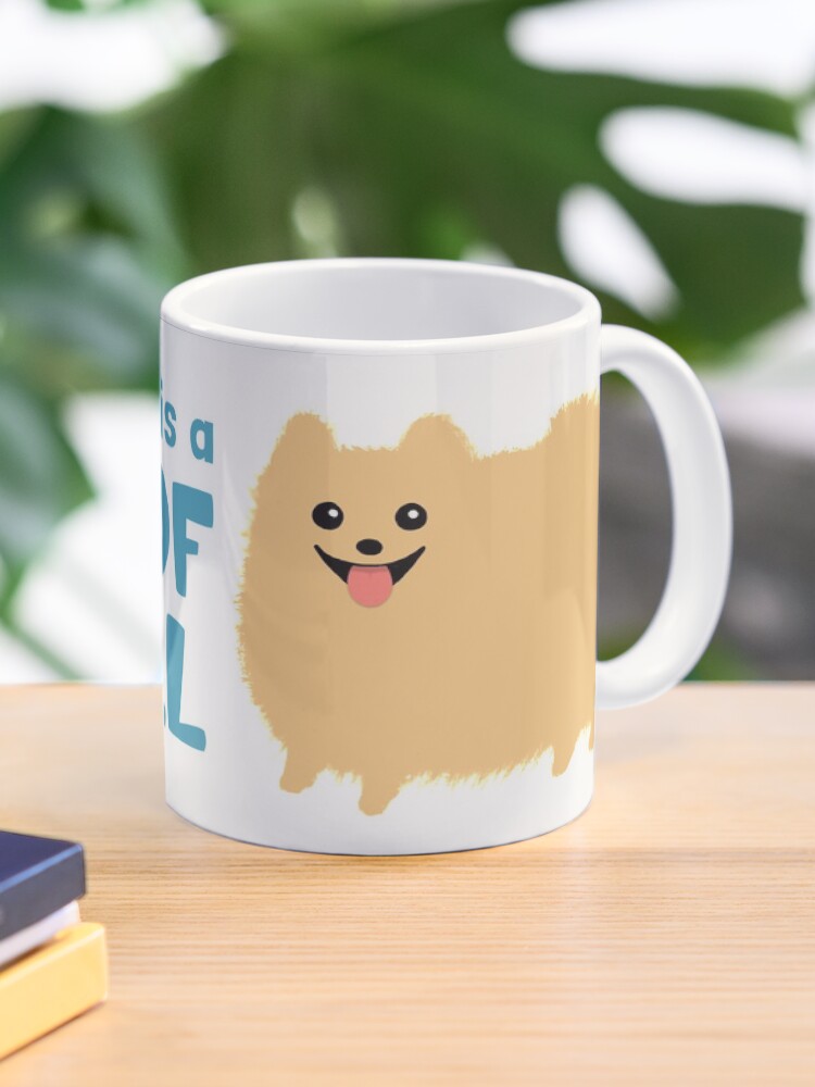pomeranian mug