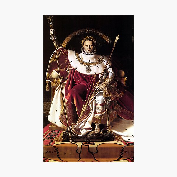 Napoleon On His Imperial Throne Photographic Print