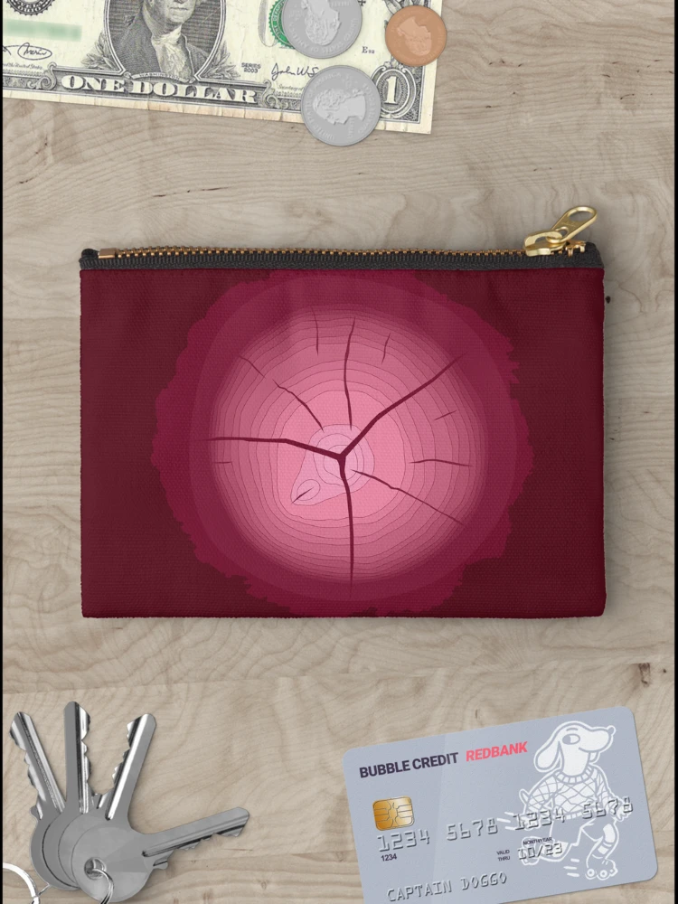 Thumbnail 3 of 4, Zipper Pouch, Tree Rings designed and sold by clarkstpress.