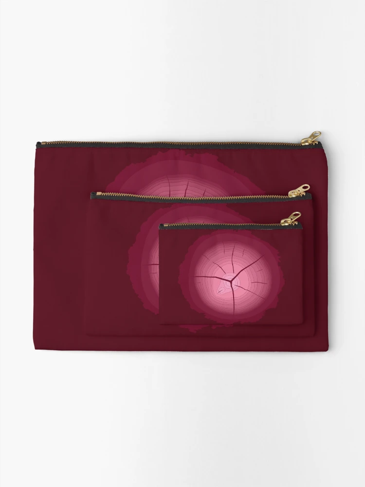 Thumbnail 2 of 4, Zipper Pouch, Tree Rings designed and sold by clarkstpress.