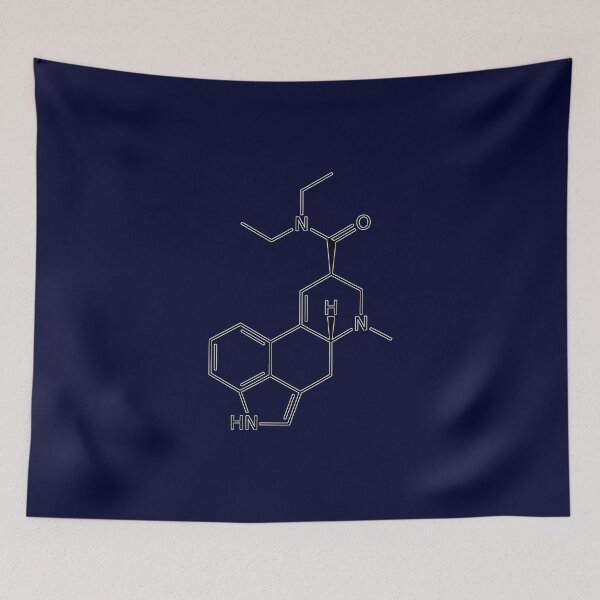 Item preview, LSD Molecular Diagram - Lysergic acid diethylamide designed and sold by webdango.