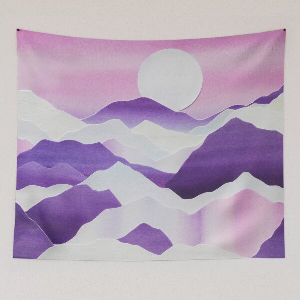 Item preview, Purple Mountain Range designed and sold by redmakesart.