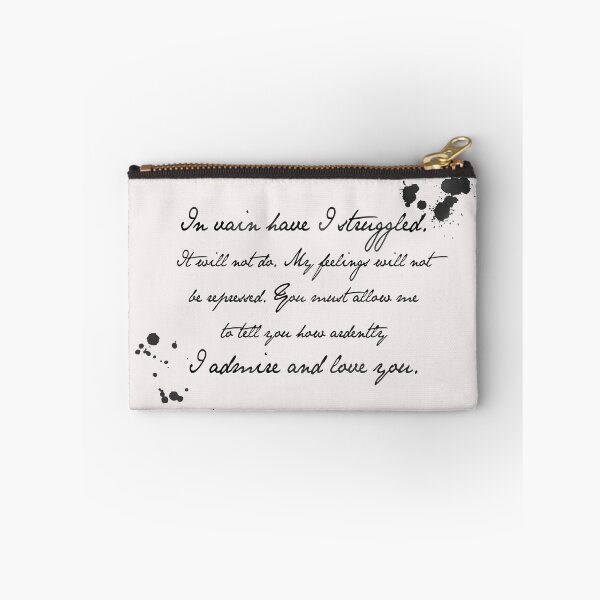 Item preview, Mr Darcy Proposal Quote - Pride and Prejudice by Jane Austen designed and sold by SaraduJour.