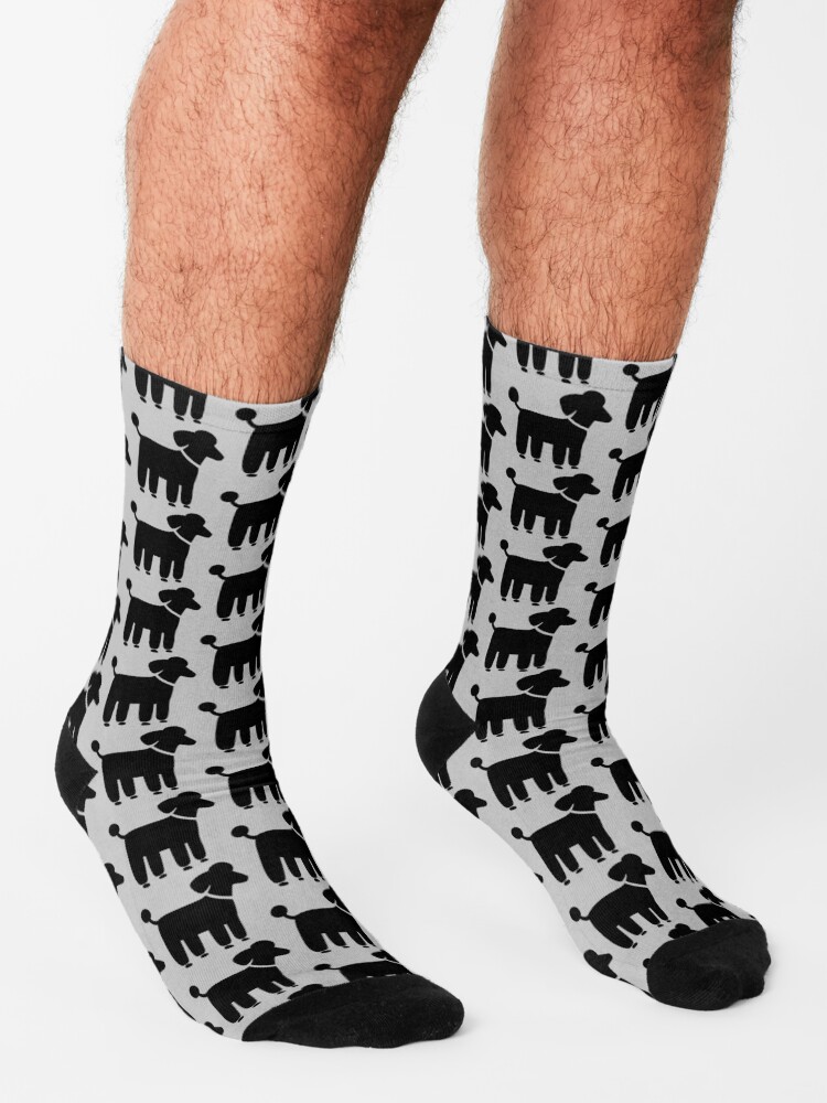 Alternate view of Black Poodle(s) Socks