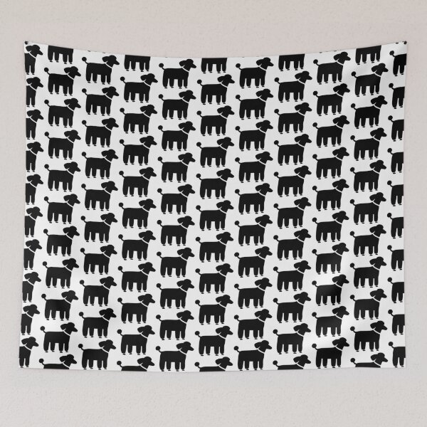 Item preview, Black Poodle(s) designed and sold by Jenn Inashvili.