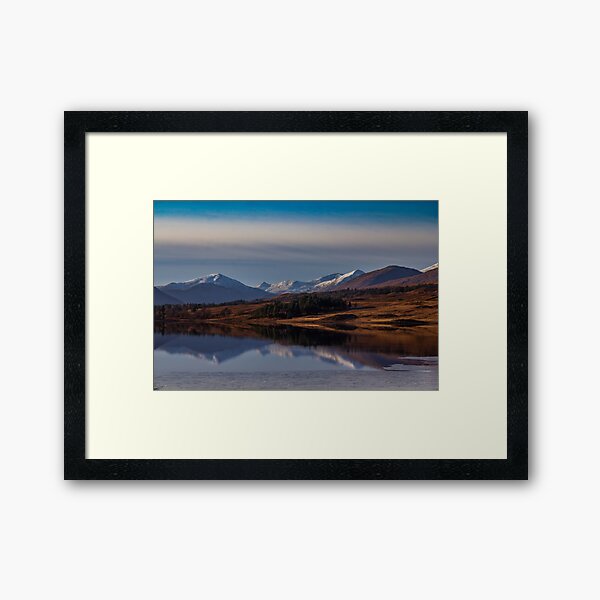 Reflections on Rannoch Moor, Scotland Framed Art Print
