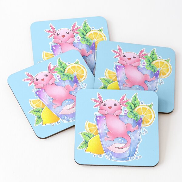 Item preview, Axolotl with Lemons designed and sold by YumePeachyPie.