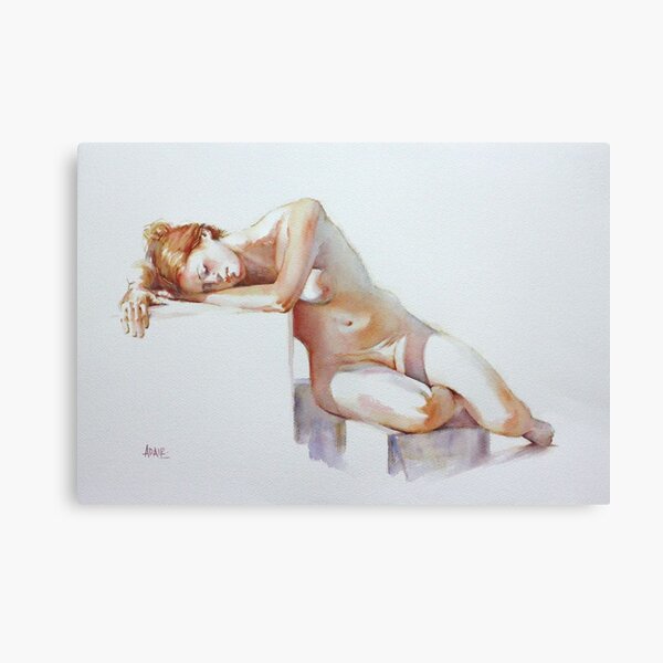 A Resting Figure Canvas Print
