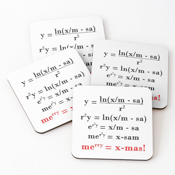 Item preview, Merry Xmas- Math Engineering Christmas designed and sold by FakeMirror.