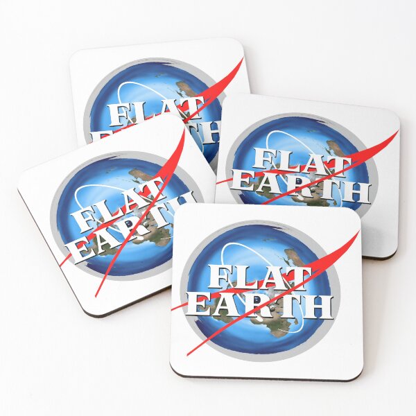 Item preview, Flat Earth NASA Logo designed and sold by ODDTV.