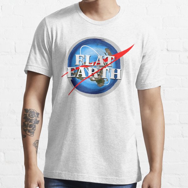 Flat Earth NASA Logo Essential T-Shirt
