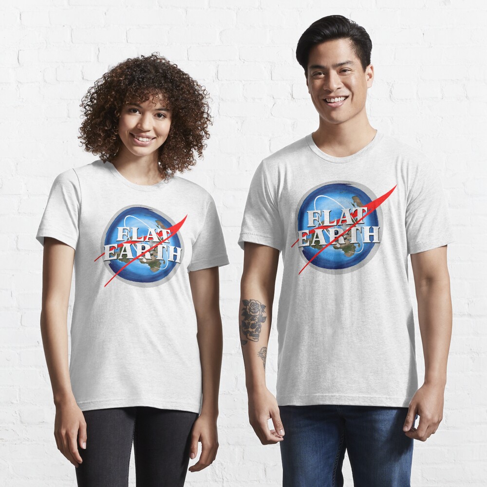 Flat Earth NASA Logo Essential T-Shirt