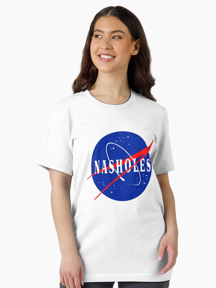 Thumbnail 1 of 7, Essential T-Shirt, Nasholes NASA Logo designed and sold by ODDTV.