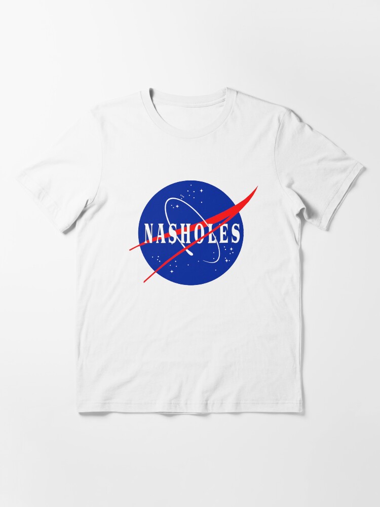 Thumbnail 3 of 7, Essential T-Shirt, Nasholes NASA Logo designed and sold by ODDTV.