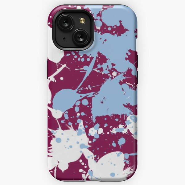 Multicolor Smudged Paint Phone Case, Pink, Blue, Photo Case