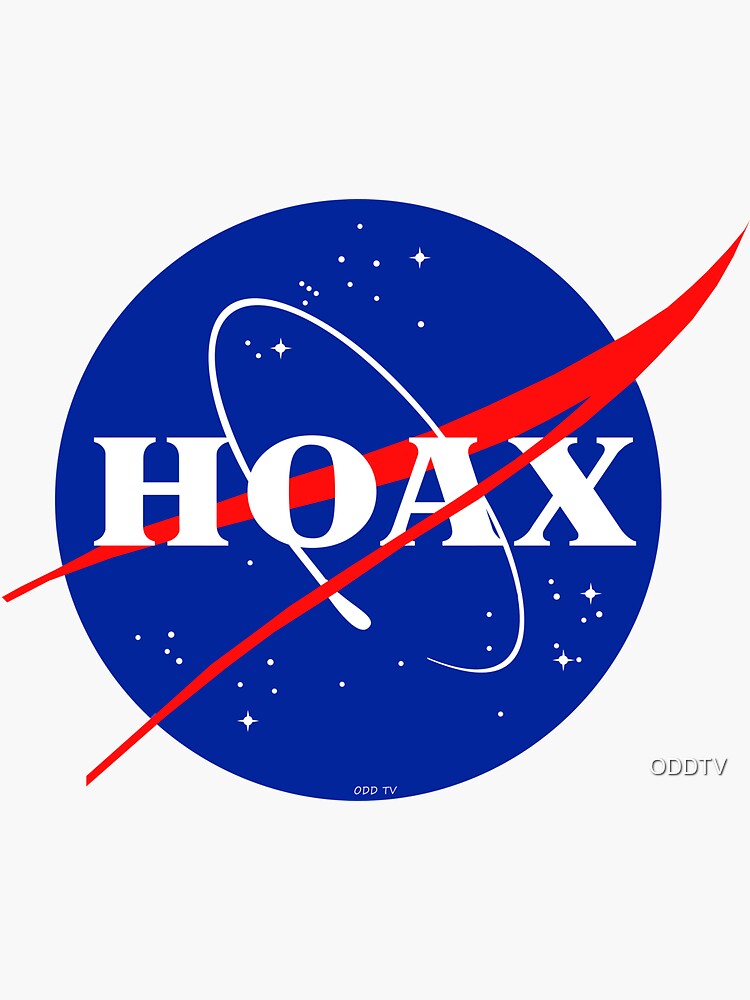 Pegatina for Sale con la obra «Logotipo de broma de la NASA» de ODDTV