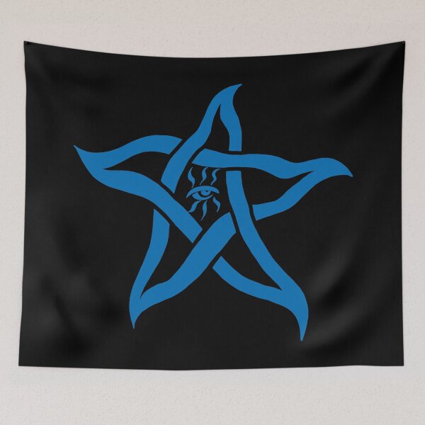 Item preview, Elder Sign - Cthulhu Mythos - Blue designed and sold by MOREDANKMEMES.