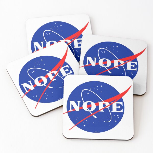 Item preview, NASA Nope Logo designed and sold by ODDTV.