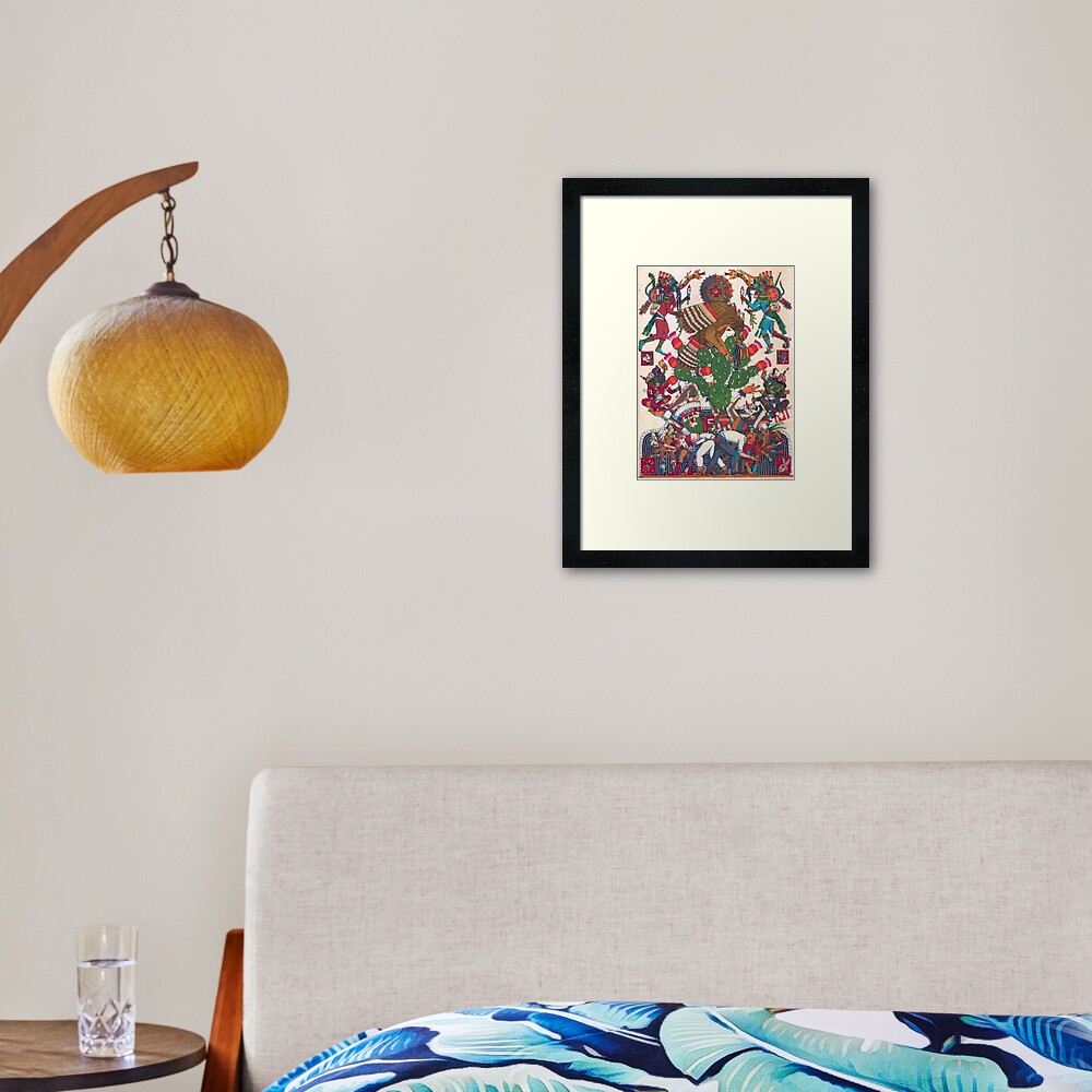 Teocalli Mexicana Framed Art Print