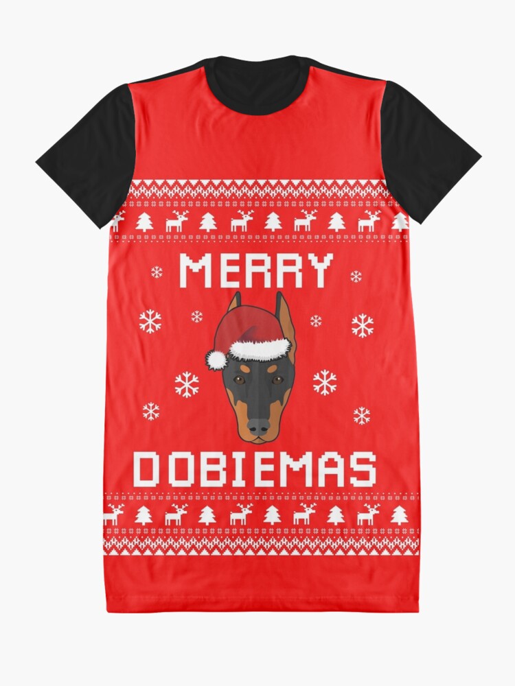 doberman christmas shirt