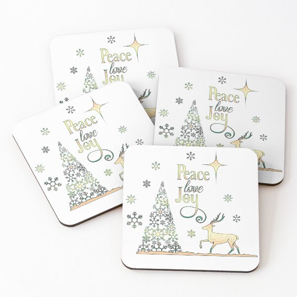 Item preview, Christmas Quote - Peace Love Joy designed and sold by Amanda-Lakey.