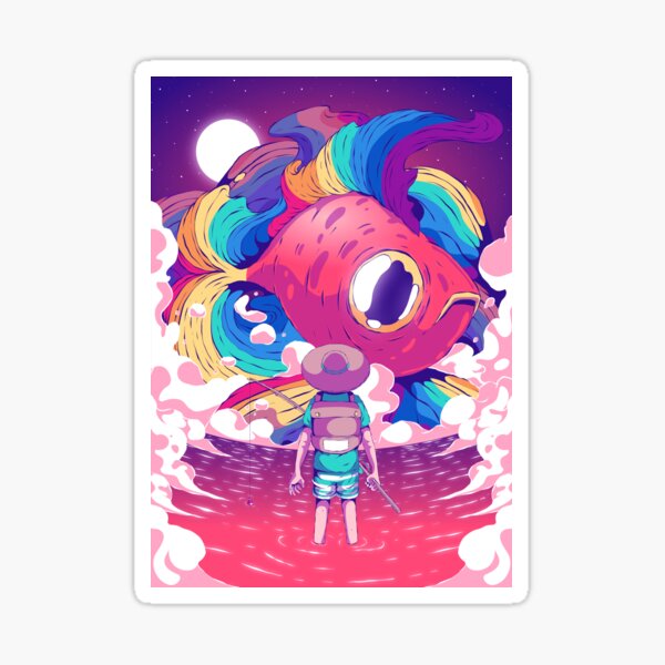 Fisherman Sticker