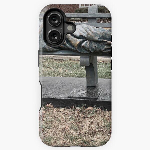 Homeless Jesus on a cold day. iPhone Tough Case