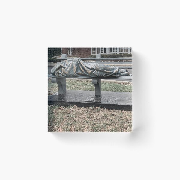 Item preview, Homeless Jesus on a cold day. designed and sold by ROBERT NIEDERRITER.
