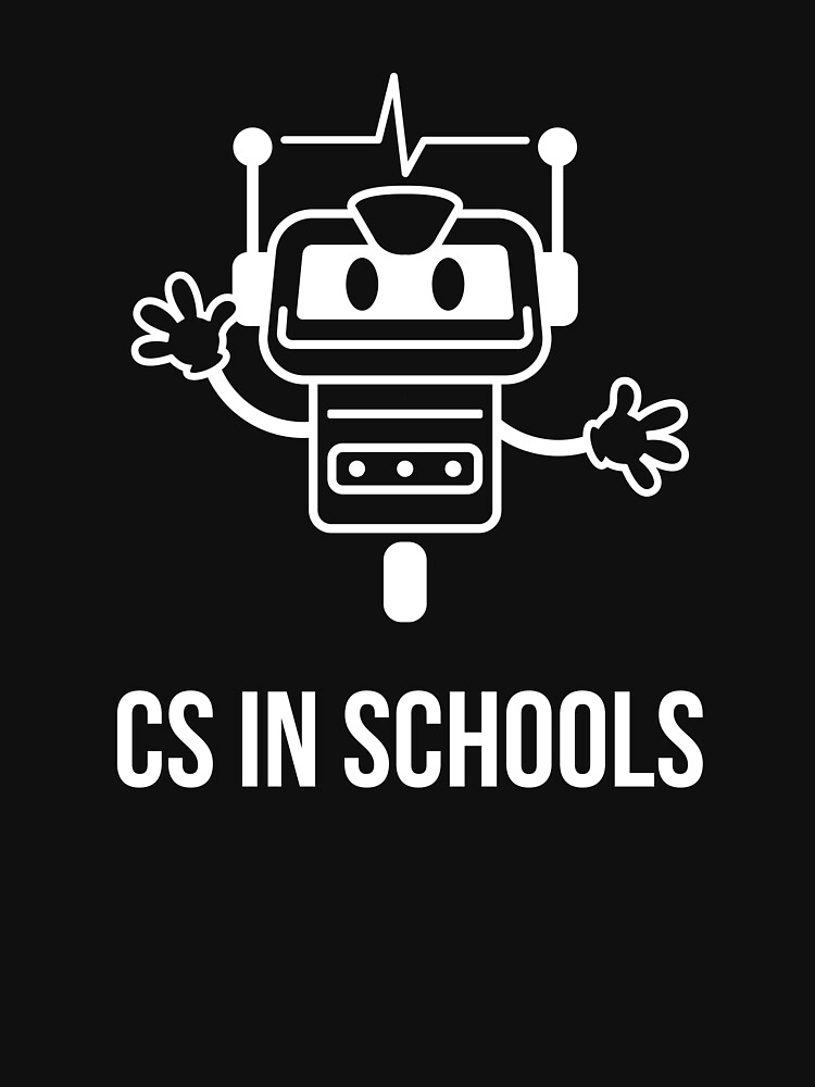 CS in Schools Robot (White) by kroid