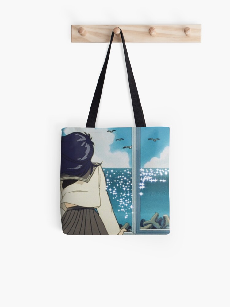 Vintage Aesthetic Anime Tote Bag By Themoonkid Redbubble