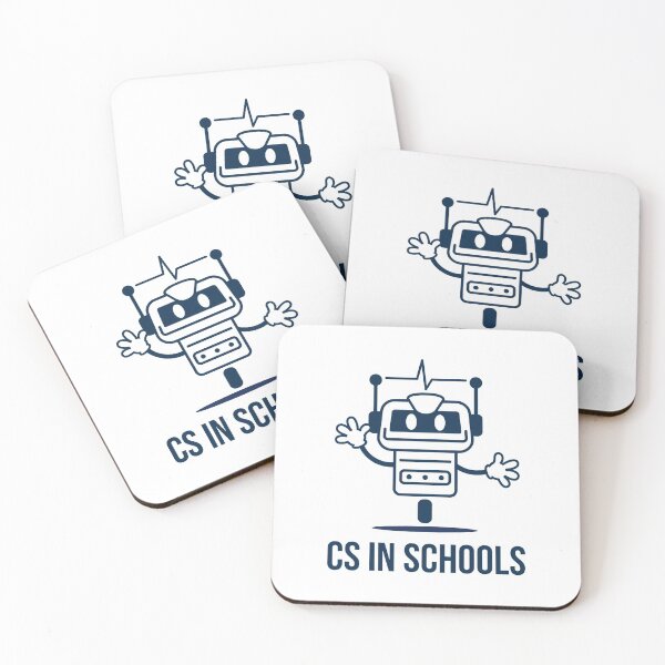 Item preview, CS in Schools Robot (Dark) designed and sold by kroid.