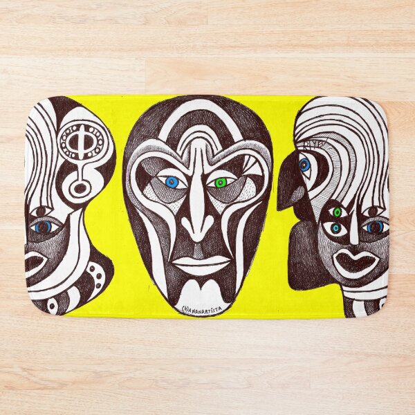 Item preview, My twin illogical fractal faces (original handmade drawing) designed and sold by (b)ananartista SBUFF.