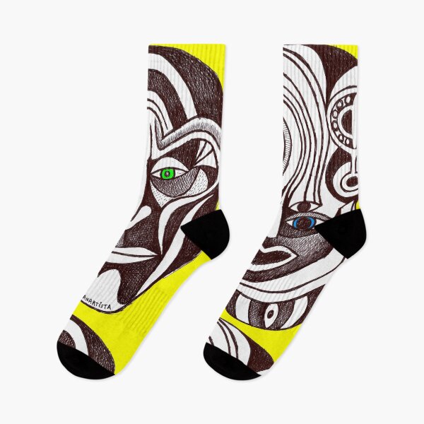 Item preview, My twin illogical fractal faces (original handmade drawing) designed and sold by (b)ananartista SBUFF.