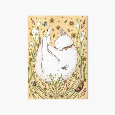 Butterflies and Bees Art Board Print