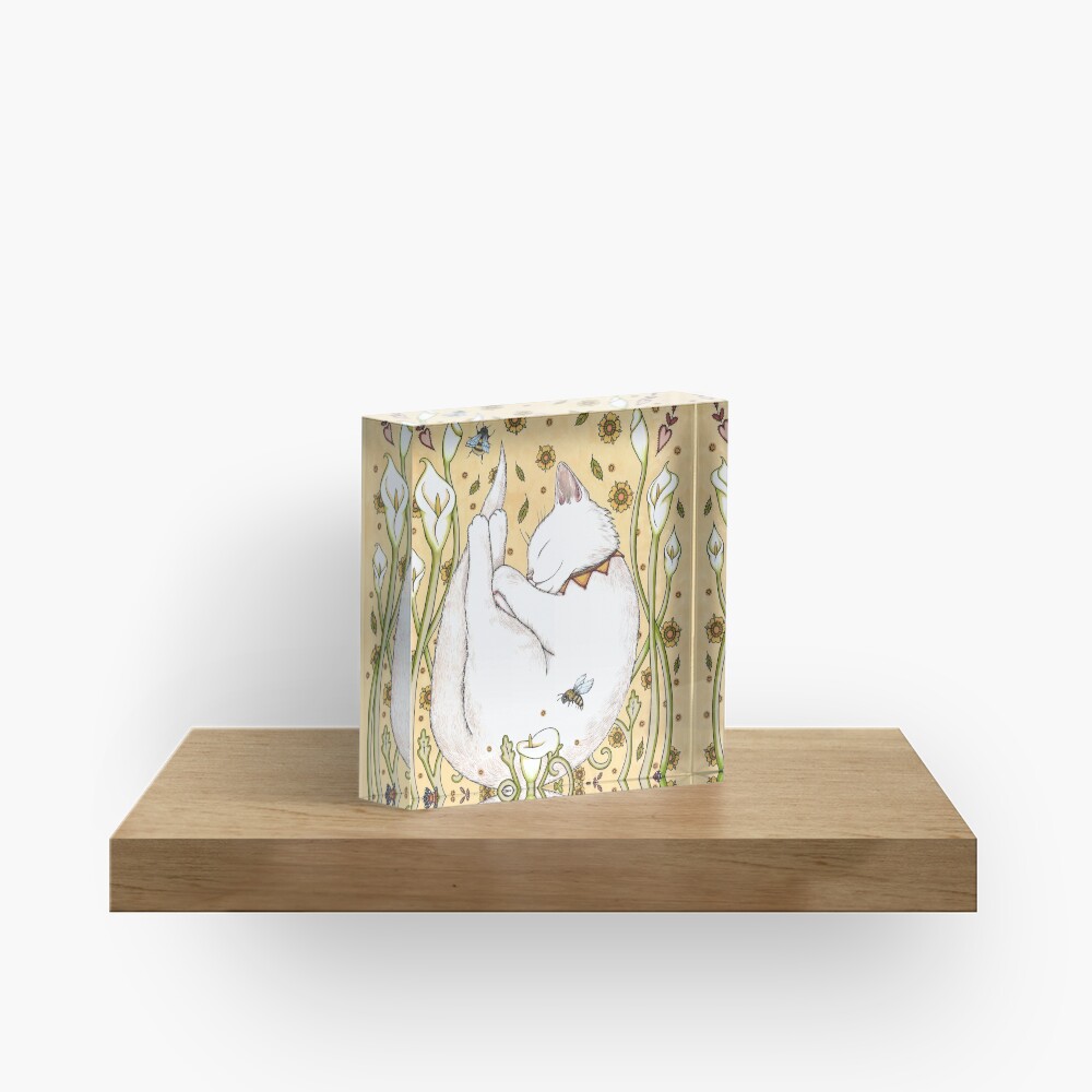 Butterflies and Bees Acrylic Block