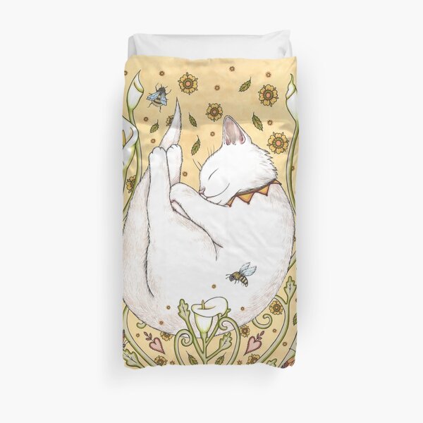 Butterflies and Bees Duvet Cover