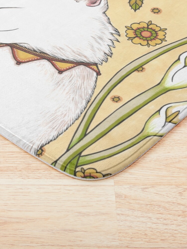 Alternate view of Butterflies and Bees Bath Mat
