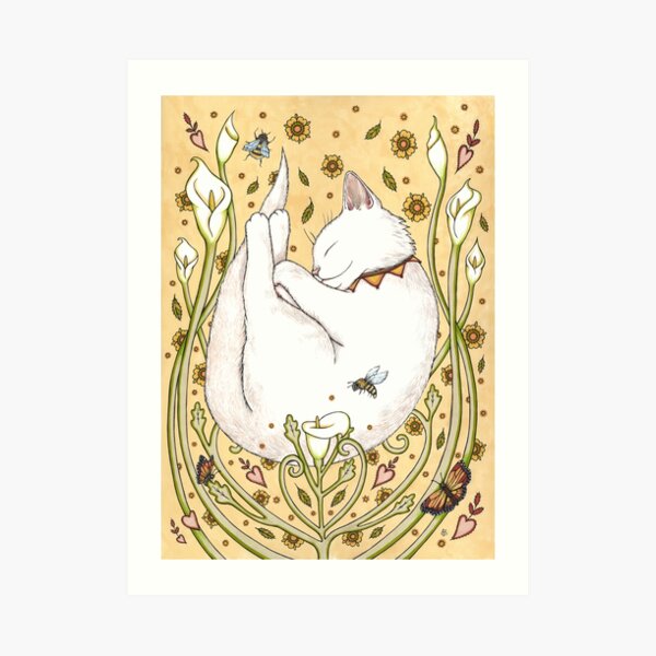 Butterflies and Bees Art Print