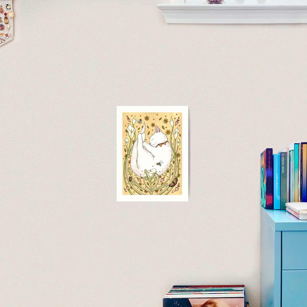 Butterflies and Bees Art Print