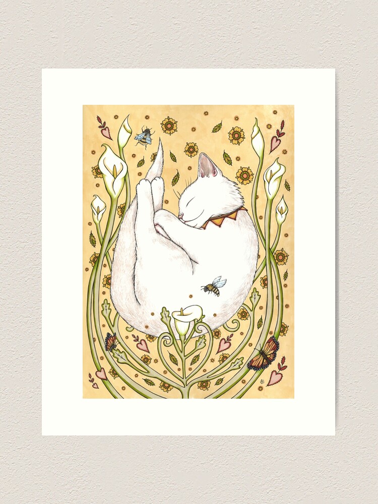 Alternate view of Butterflies and Bees Art Print